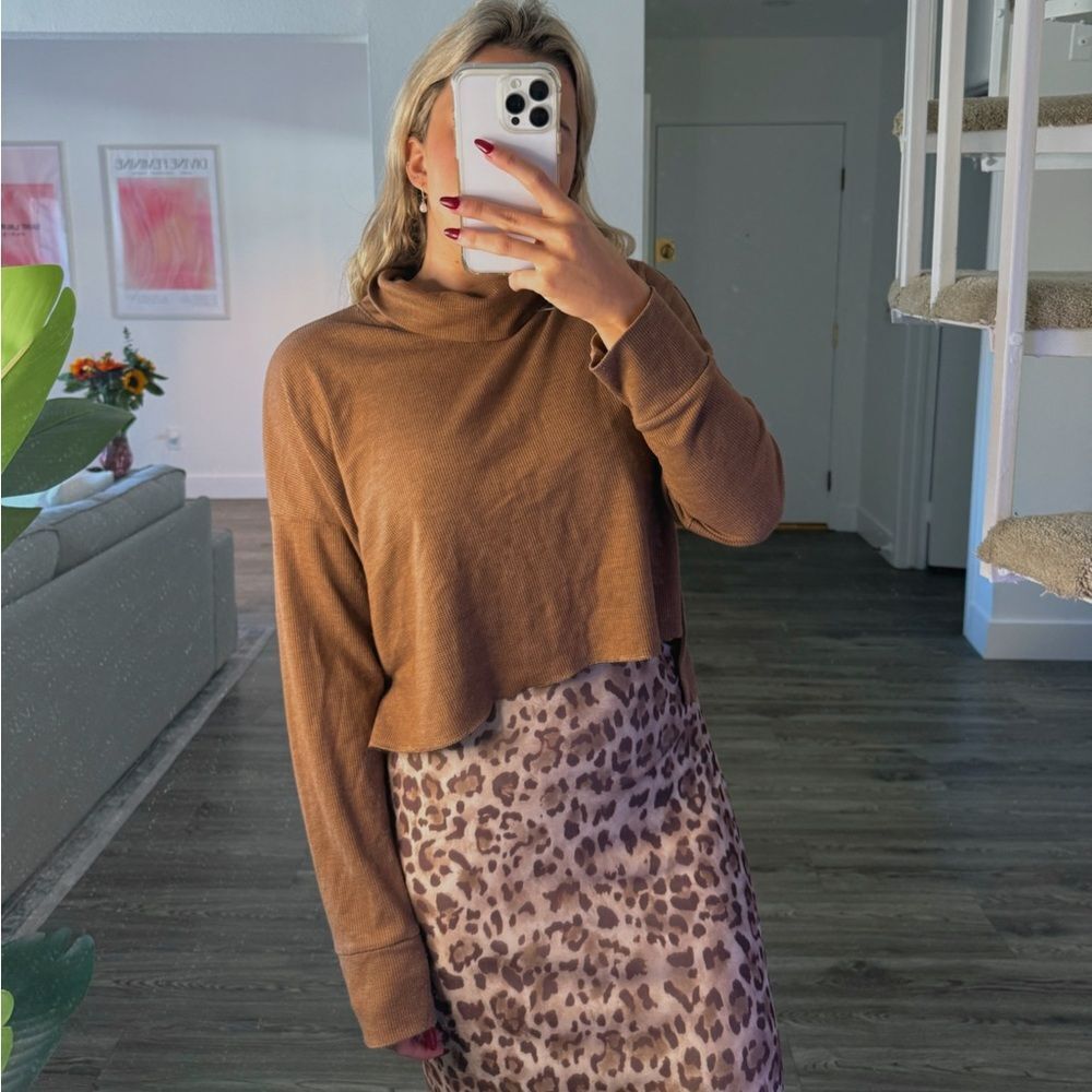 American Eagle Turtleneck Long Sleeve Top